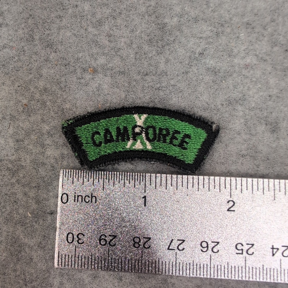 Camporee Tab Patch Embroidered Green Black‎ Boy Scout BSA - Picture 3 of 3
